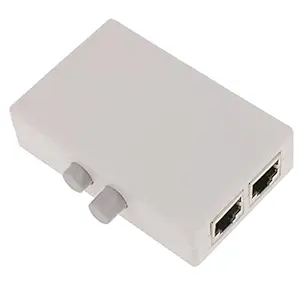 BIGLIST MT-Viki 2 Ports AB Manual Network Sharing Switch Box 100 Mbps 2 in 1 Out