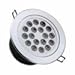 Produktbild LED Spot Downlight rund Richtmikrofon 18 x 1 W – Temperatur Farbe – neutralweiß 4000 K – 4500 K