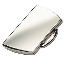 Personalised Silver Plated Handbag Shape Compact Mirror ENGRAVED FREE, Birthday, Wedding, Anniversary Gift