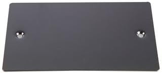 2G BLANK PLATE BLACK NICKEL GB6:VX3996BN By VOLEX