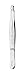 Pfeilring 9 cm 24 Carat Gold Plated Tong Eyebrow Tweezers
