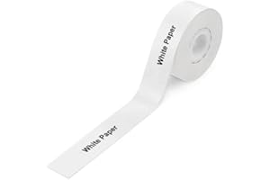 VPPIK Label Maker Tape Compatible for MAKEID L1 Label Printer, Label Printer Paper Waterproof Anti-Oil Scratch-Resistant Sticker 16mmx4m (White)