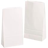 🌲 BOLSA DE COMIDA MULTI USOS - Nuestra pequeña bolsa de papel kraft está totalmente segura para su comida, galletas, dulces, frutas, verduras, sándwiches, pan, cereales, arroz y semillas de flores.