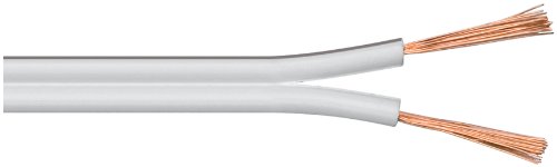 Wentronic LSK 2X1.5 Lautsprecherkabel 25 m Rolle (Querschnitt 2x 1,5 mm²) weiß