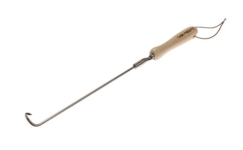 BBQ Edelstahl Grillhaken - Fleischwender mit integriertem Flaschenöffner