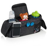 Pram Stroller Organiser for Pushchairs Buggies Plus Bonus Lovey Perfect Baby Shower or New Parents Gift WinkiePops Unique Universal Bag With Strap For Car Or Shoulder Plus Girl/Boy Security Blanket 2 Color Choices Buy Something Different!