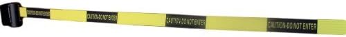 Wall Mount Retractable Barriers Strap 'Caution Do Not Enter'