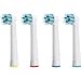 Produktbild 4 Stück (1 x 4) Recovering Kit hofoo® für Zahnbürste Oral CrossAction (eb-50 a). Komplett kompatibel mit den Modellen von Oral-B: Vitality Precision Clean, vitality Floss Action, Vitality Sensitive, Vitality Pro White, Vitality Dual Clean, Vitality White and Clean, Professional Care, Triumph, Advance Power, TriZone und Smart Series