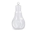 Diámetro de 9 cmDiámetro De Agujero de 5,5 cmLa altura de 17,5 cmColgantes Vidrio de la Bombilla de luz para las plantas o también terrario / aerium, sirve como un original colgante de la decoración. El interior es adecuado para las plantas más pequeñas, por ejemplo las plantas carnívoras. En lugar de las plantas también se puede utilizar para organizar decorativos arena, piedras, flores artificiales o velas flotantes. Terarium ha bucle, a través del cual usted puede tirar incluye cadena.
