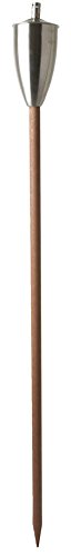 Zone Gartenfackel ATHENA Edelstahl matt 157cm