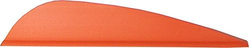 AA&E Archery Elite Plastifletch 3 7/8'' Orange 100 Pack Vanes