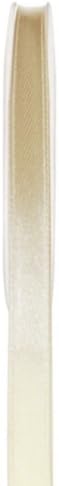 Satin ribbon Scheunemann 50m x 3mm cream - ivory ribbon bow band decor gift wrapping