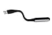 Produktbild iPrime® LED USB Lampe Leuchte Licht flexibel biegbar sehr helle Nachtlampe Leselampe Leseleuchte Nachtleuchte für USB-Anschluss - Schwarz