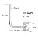 Produktbild Erard 800940 Brausearm Ausladung Silber