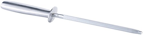 TokioKitchenWare Marken-Wetzstahl für Stahlmesser mit 20 cm Schleifstab
