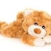 Produktbild Habibi Plush Bär liegend Wärmekuscheltier, Design:hellbraun
