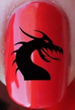 Welsh Dragon V4 Nail Decals by YRNails