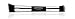 Double Ended Contour Brush by Studio 5 Cosmetics. Dense - great for buffing and blending. Contouring, highlighting. Suitable for liquid and powder products.
