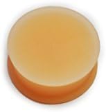 SINGLE Medium Skin Tone Silicone Ear Plugs Piercings Expander Stretchers Hider Retainer