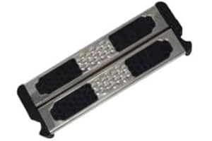 YMBERSA Kit reparación Recambio Piscina. Peldaño Doble de Seguridad Antideslizante de Acero Inoxidable A316. Incluye Tornillos. para Escalera de Piscina de Ancho 50 cm.