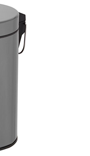 Tret-Abfalleimer, 3 Liter – Ideal für Daheim – Badezimmer – WC grau - 4