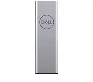 Dell External SSD 250GB External Hard Drive- 550Mbps, World's Slimmest & Superfast (Type-C) with Silver Platinum Finish