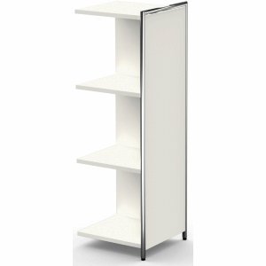 Preisvergleich Produktbild Kerkmann Anbau-Sideboard / Raumteiler Artline BXHxT 390x1150x380mm 2 Böden weiß