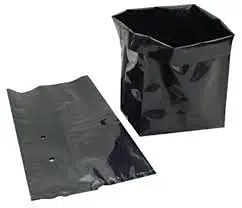 Stuti Nursery Bag 8x8 Plastic Gardening Nursery Cover Black Colour 100 Pieces