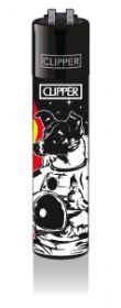CLIPPER®-Feuerzeuge – Motiv „Astronaut Animals“ – 4 Stück – nachfüllbar - 2