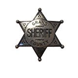 Sheriffstern Grand County nickelfarbend