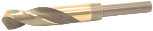Triumph Twist Drill Co. 092064 1-Inch Diameter T9C Cobalt Steel Drill, Black and Bronze Oxide Coated, 1-Pack