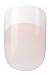 Elegant Touch Natural French Pre Glued Nails Number 128, Small/Pink
