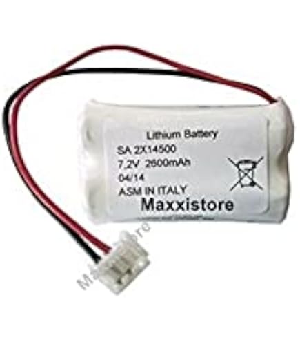 Batteria 7.2 v 13Ah litio per allarme TecnoAlarm SAEL 2000 Batteria 7.2 v 13Ah litio per allarme TecnoAlarm SAEL 2000