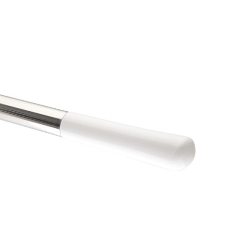axentia WC – Bürste aus Keramik, umweltfreundliches Material, weiss, Toilettenbürste mit Edelstahlgriff, edles Design, Reinigungsbürste fürs WC, Gäste WC, Badezimmer, wechselbarer Bürstenkopf, Ø 14 cm, Höhe ca. 36 cm, stabil und langlebig - 5