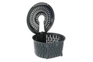FLAVOR PLUS Panier avec couvercle compatible avec THERMOMIX TM5 et TM6 - Évitez le contact des aliments avec les lames.