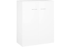 ‎VIDAXL vidaXL Szafka, biała, 60x30x75 cm, materiał drewnopochodny