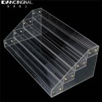 DANCINGNAIL Acryl Nagel Kunst Nagellack Entferner kosmetischer Aufbewahrungsbox schmink aufbewahrung Display-Regal (leer) transparent abziehbar - 8