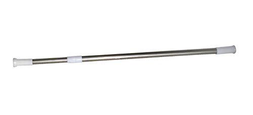 Pindia Stainless Steel Bathroom Shower Curtain Rod 110-200 Cms