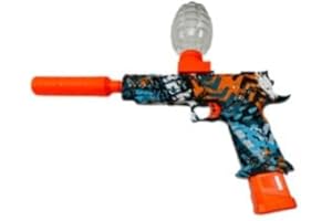 BuYou GelBall Blaster Gel Bullet Golden Eagle 2011 Electric with 30,000 Gel Balls for Teenagers and Adults in Camouflage 14+ | Eyewear | Rechargeable | Garden | Outdoor Games Activities
