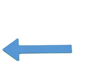 ONK Lot de 15 flèches magnétiques pour experts, couleur unie, 6 cm, pour avis de voiture, présentations, travaux de projets, avis (bleu)