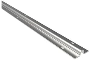 Sellon24® Golvskena U skena U-formade hjul R8, U-spår för skjutport ingångsgrind, golvskena, lörrulle, grind, plattskena, stå