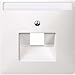 Produktbild Merten Zentralplatte für UAE-Einsatz, 1 fach, System Fläche, polarweiß, 291819