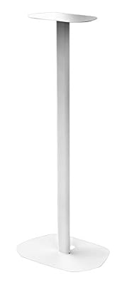 Hama Support d'enceinte universel avec plateaux interchangeables, blanc