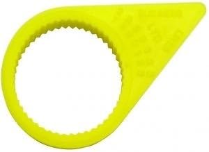 Checkpoint Safety Wheel Nut Indicator Loose Pointers Lorry Yellow Set Of 40 - 27mm