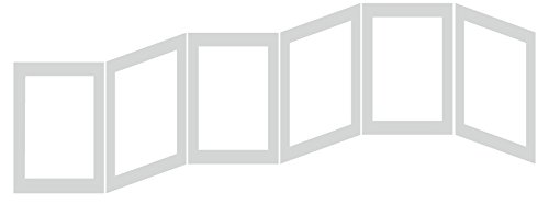Daiber Endlos-Passepartouts Leinenkarton ohne Umrandung für Bildformat, 10 x 15 cm, 125 Stück, schwarz - 2