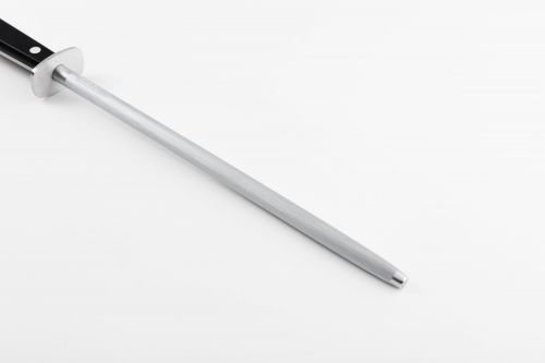 Heiso Wetzstahl, Länge 25cm, Runder Schärfstab für klassisches Nachschleifen, 10 Jahre Garantie - 2