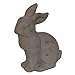 Produktbild Hase Figur aus Keramik Vintage Ostern Osterdeko Dekoration Osterhase grau antikweiss (25 cm hoch)