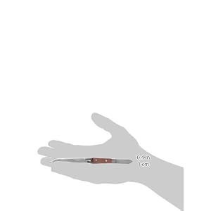 Amtech R0380 2 Piece Wooden Handle tweezer Set - Image 2