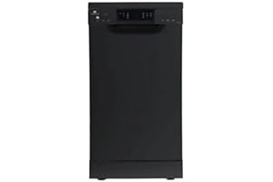 Lave-vaisselle pose libre CONTINENTAL EDISON CELV1047B - 10 couverts - Largeur 44,8 cm - 47 dB - Noir