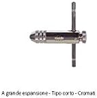 Reit 3962 Reversible Short Ratchet Tap Wrench Large Chrome Steel Expansion Male Manual M3 Thread M10 Thread Stainless Iron